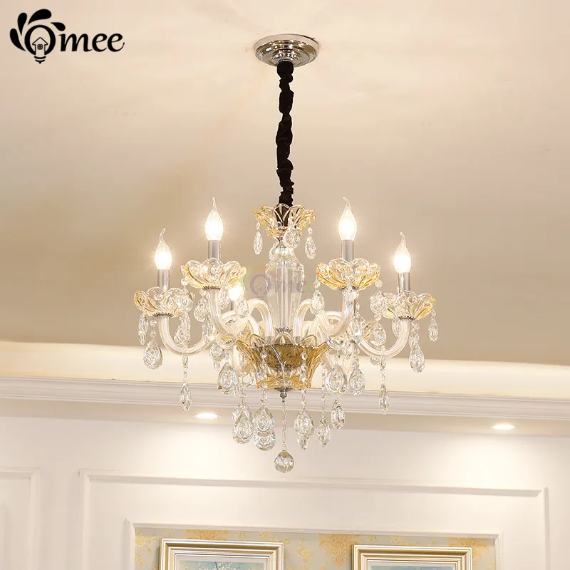 Modern Creative Crystal Chandelier Lights for bedroom Living Room Warmth Chandelier Crystal Lamp LED Lights Indoor Home Lighting