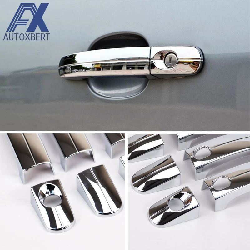 ABS  8ps Door handle   Chrome cover Trim Set   for Ford FOCUS Escape Kuga 2005-2017 accessories
