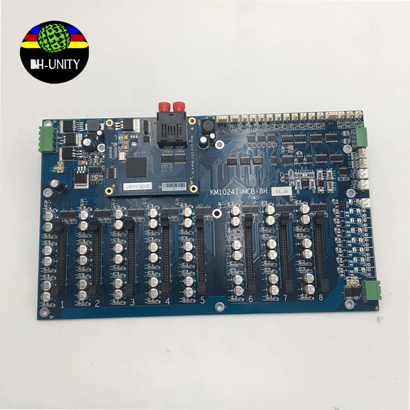 konica 1024i one set board with main board head board 8pcs connector card for 13pl konica 1024i head sovlent printer