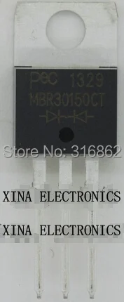 MBR30150CT MBR30100CT MBR30200CT 30A 150V 200V TO-220 ROHS ORIGINAL 10PCS/lot Free Shipping Electronics composition kit