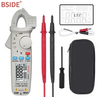 BSIDE Digital AC/DC Current Clamp Meter True RMS Car Repair Auto-Range Multimeter Live Check NCV Temp Frequency Capacitor Tester