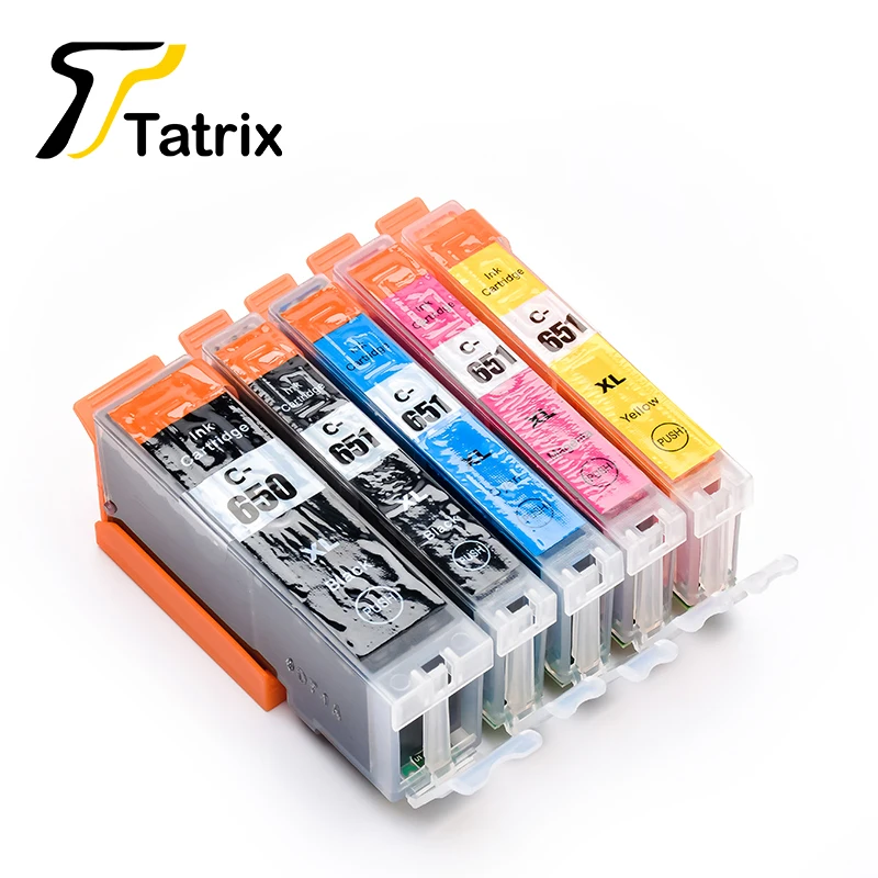 For Canon PGI650 CLI651 5PK Ink Cartridge For Canon PIXMA MG5460/MG5560/MG6360/MG6460/MG7160/PIXMA MX926/MX726/Ip7260