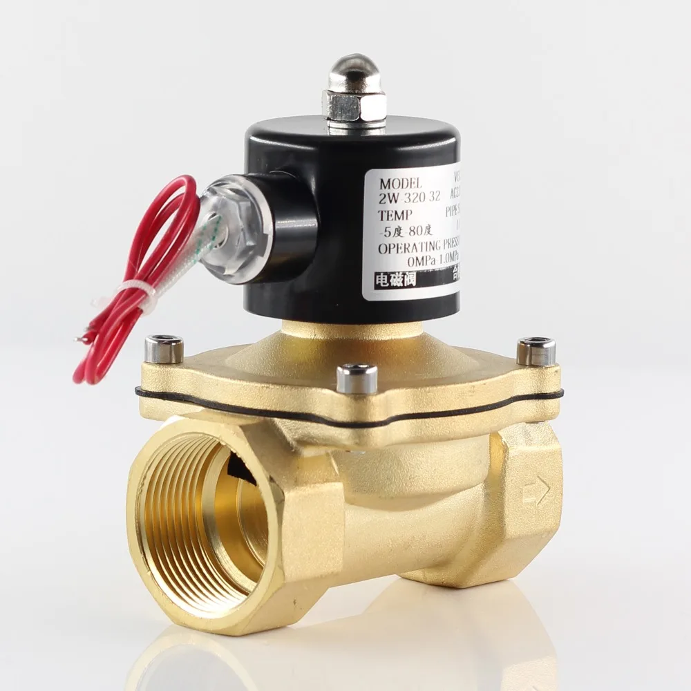 

AC 220V,DC 12V 24V Normally closed Electric Solenoid Valve Pneumatic Valve for Water Oil Air DN10 DN15 DN20 DN25 DN32 DN40 DN50