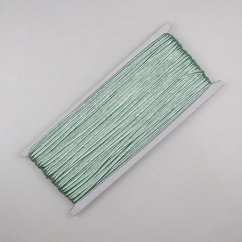 Cordons de fil en nylon pour soutache chinoise, 38 couleurs, 34 yards/lot, 31 mètres, 3mm, pour le ventre de la salle, accessoires exécutifs de