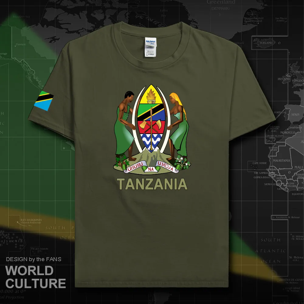 Tanzania Tanzanian men t shirt fashion 2018 jerseys nation team 100% cotton t-shirt clothing country sporting TZA Swahili new 20