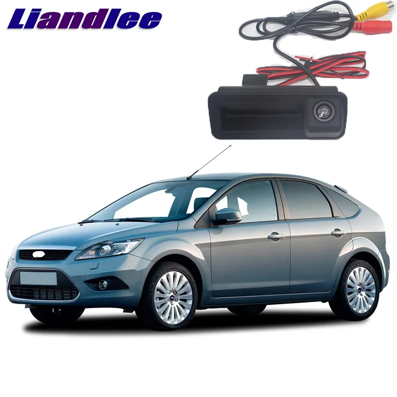 

LiandLee Car Trunk Handle Rear View Reversing Parking Camera For Ford Focus Hatchback 2004~2011