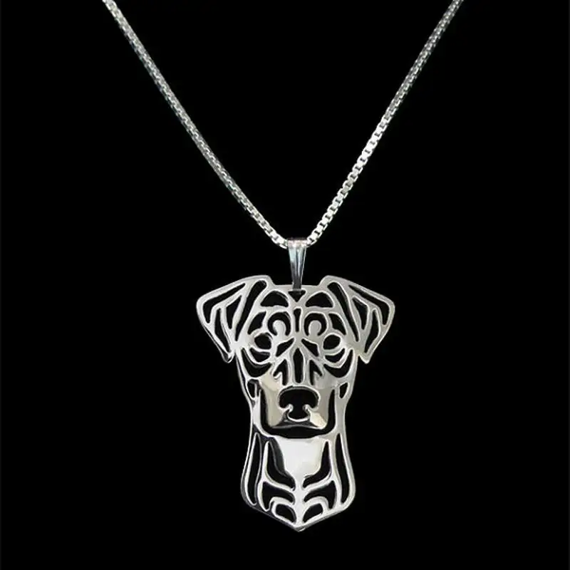 Lovers' Alloy Animal Jewelry Metal German Pinscher Dog Necklaces Drop Shipping