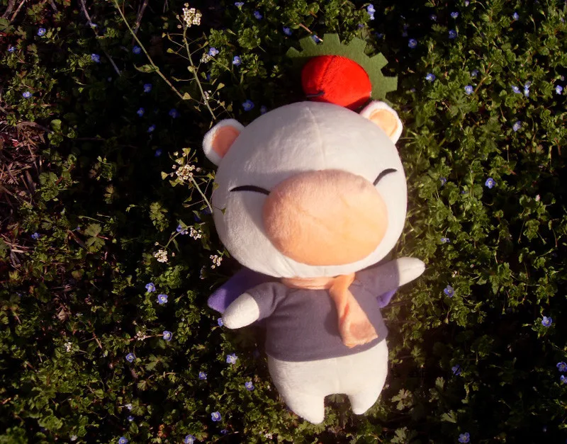 Final Fantasy Type-0 FF00 FF14 Moogle 27cm Cosplay Costume Stuffed & Plush Cartoon Mascot