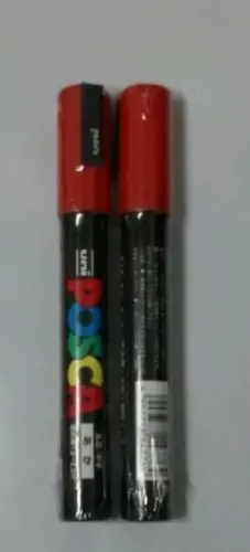 2X New beekeeping queen bee marking pen color RED marker posca PC5M