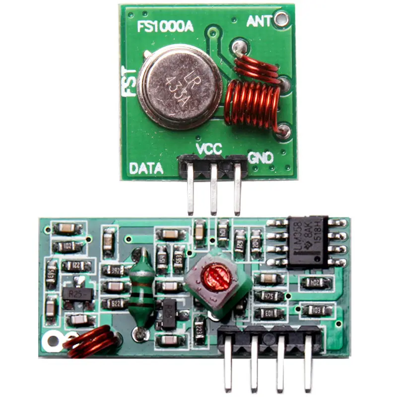 Glyduino 433Mhz RF Transmitter and Receiver Link Kit for Arduino