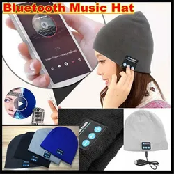 200pcs! Bluetooth V4.2 Beanie Knitted Winter Hat Headset Hands-free Mp3 Speaker Mic Magic Music Smart Cap for Boy&Girl&Man&Women