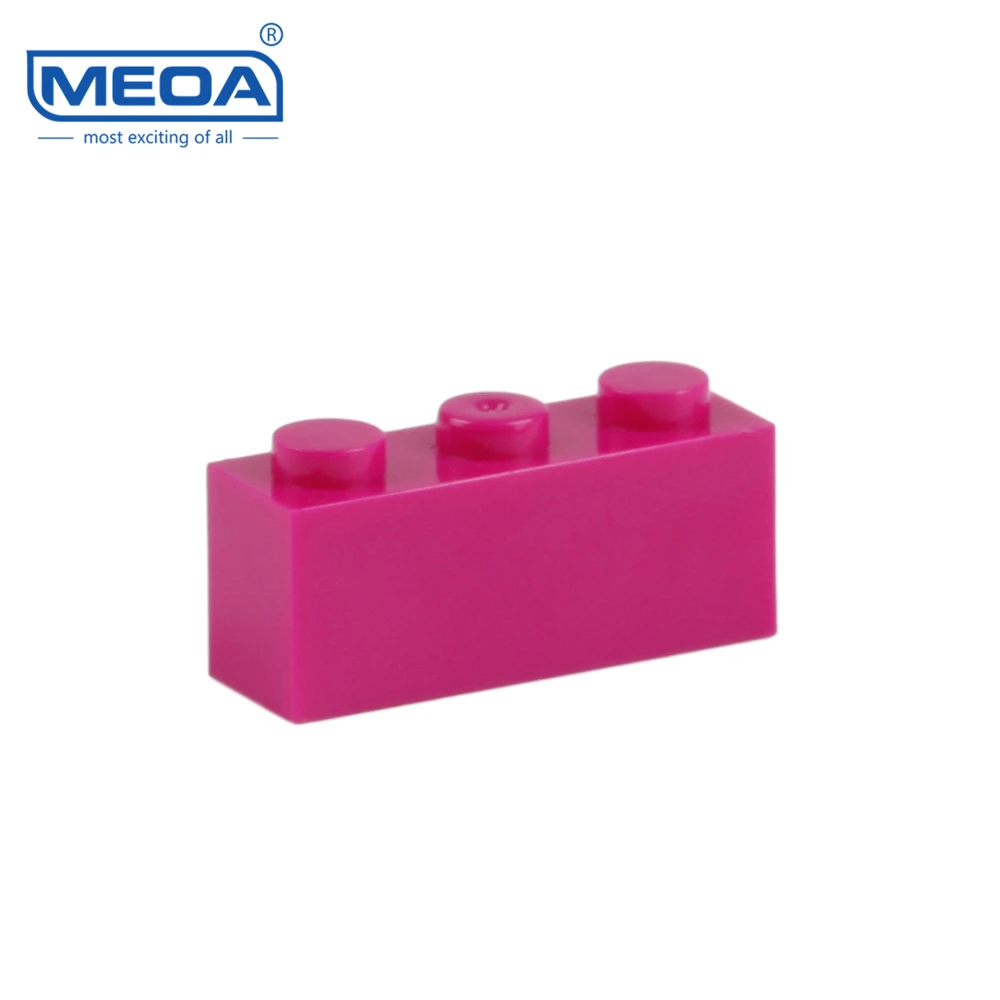 MEOA Building Blocks 100g=85pcs Constructor Block 1*3 Higher 3 Dots Educational Toys Bricks compatible with leged Bricks Parts