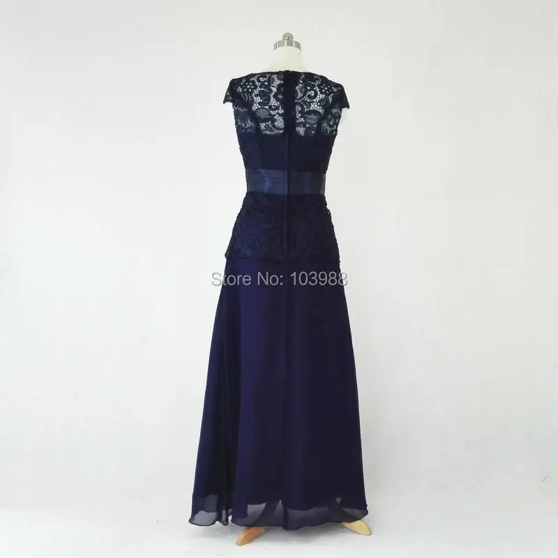 2022 sexy lace royal blue New Bridemaid/evening/prom/party dress 100% real photo