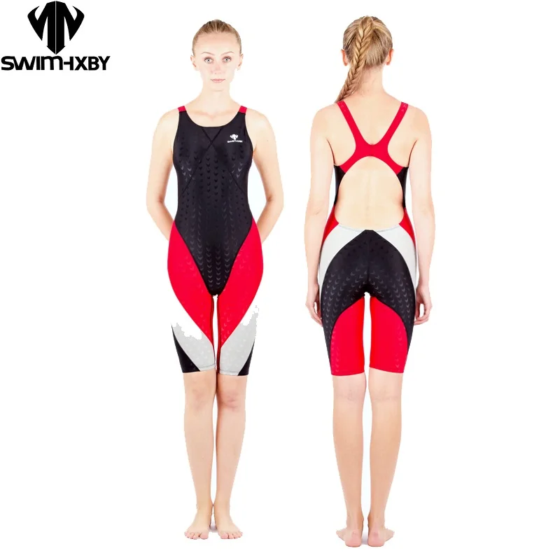 HXBY di marca squalo professionale costumi da bagno per le donne di un pezzo costumi da bagno da corsa di grandi dimensioni 5XL trasporto libero