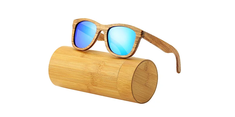Een Swallow Retro Gepolariseerde Zebra Hout Zonnebril UV400 Luxe Brand Design Zonnebril Mannen Handgemaakte Houten Zonnebril Vrouwen