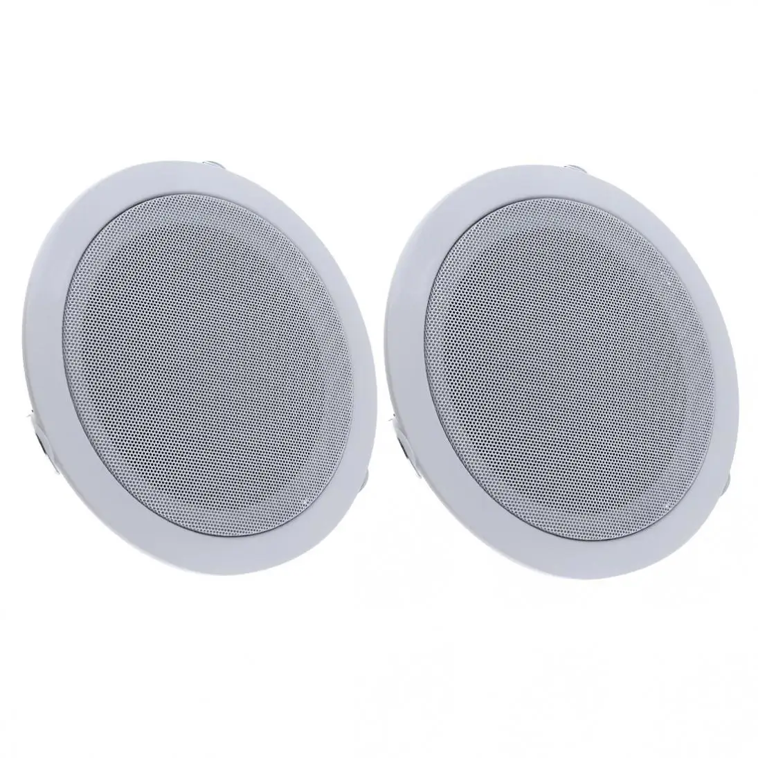 

2pcs/lot ASK-630 6 Inch Metal Microphone Input USB MP3 Player Ceiling Speaker Public Broadcast Background Music Speaker