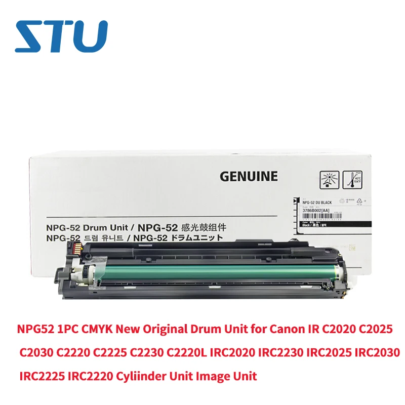 

NPG52 1PC CMYK New Original Drum Unit for Canon IRC2020 IRC2230 IRC2025 IRC2030 IRC2225 IRC2220 IR C2020 C2025 C2225 Image Unit