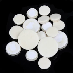 SLADE-Lot de 17 pièces de rechange en cuir blanc de qualité supérieure pour Clarinette, pour calcul, instruments à vent, pièces et accessoires