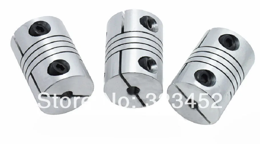 4pcs/lot CNC Coupling Flexible 10x14mm D32xL40 Jaw Spider Plum Coupling Shaft Coupler