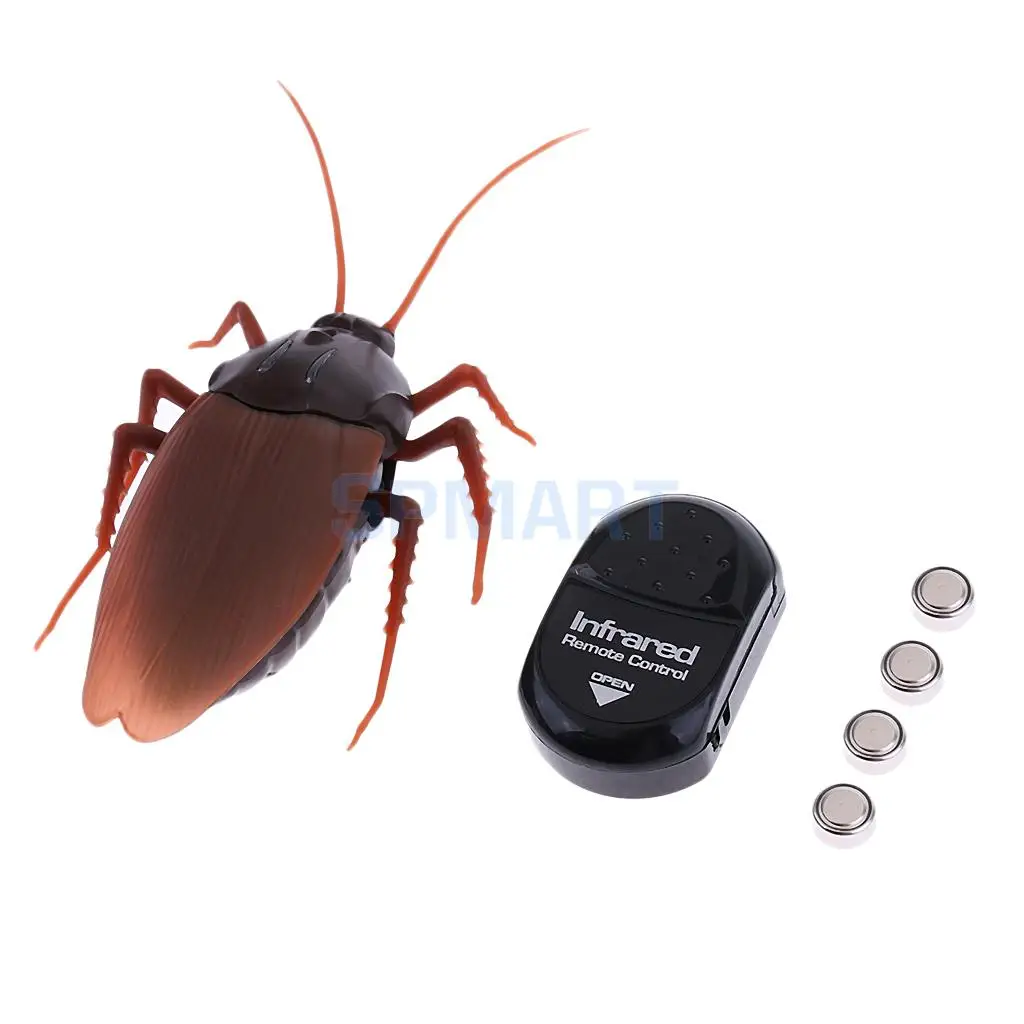 Funny Simulation Animal Cockroach Infrared Remote Control Mischief Kids Toy