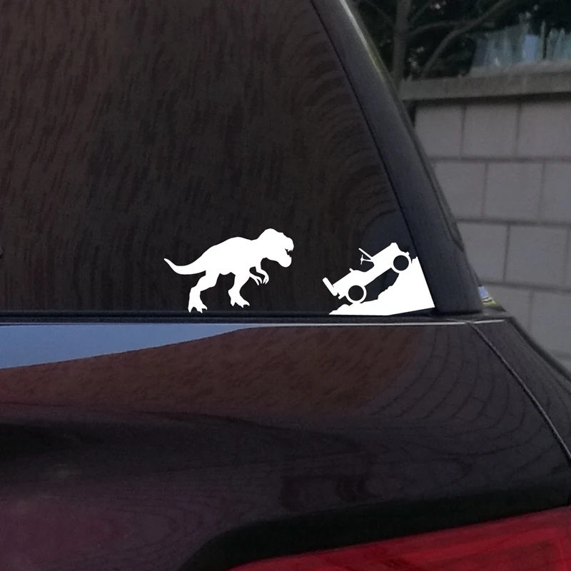 Car Sticker For Jeep T-rex Tyrannosaurus Rex Decals Dinosaur Vinyl Sticker For Jeep Car Window Laptop Decoration