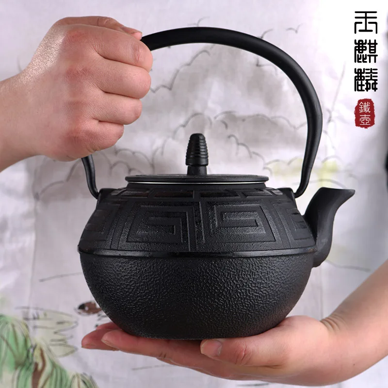 

Jade kirin iron pot Japan cast iron pot boiling pot for oolong tea with filter manually cast iron pot of specials