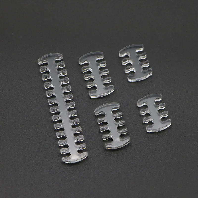 Factory price 24pin 12pin 16pin 8pin Clear Acrylic comb for 6p 8p 24pin cables-3pcs
