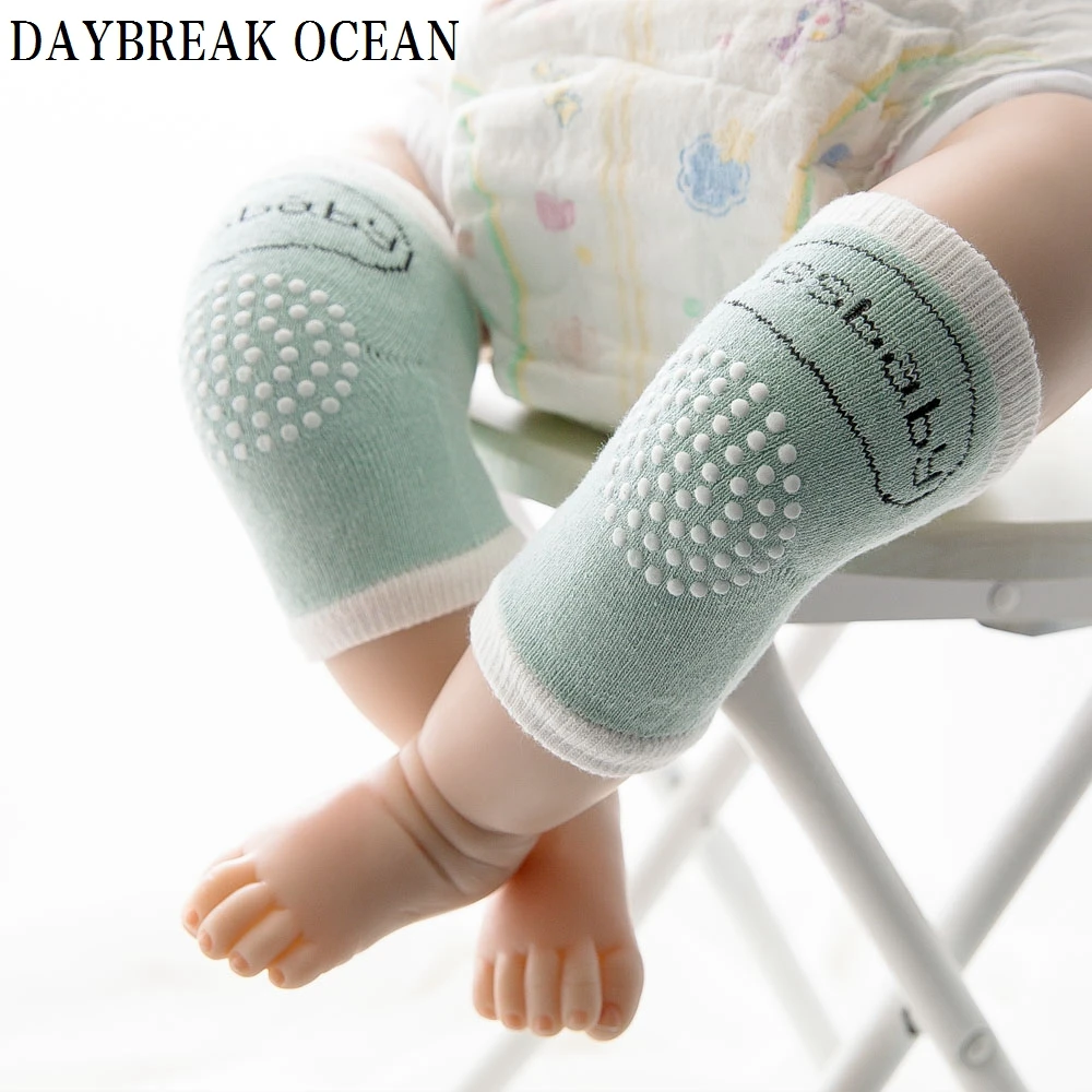 Soft Mesh Terry Baby Leg Warmers Toddler Kids Kneepad Protector Non-Slip Dispensing Safety Crawling Well Knee Pads For Child