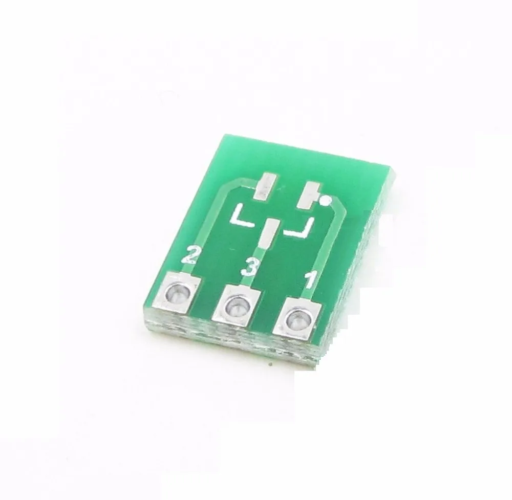 

10 шт., новые двусторонние SMD адаптер DIP SIP3