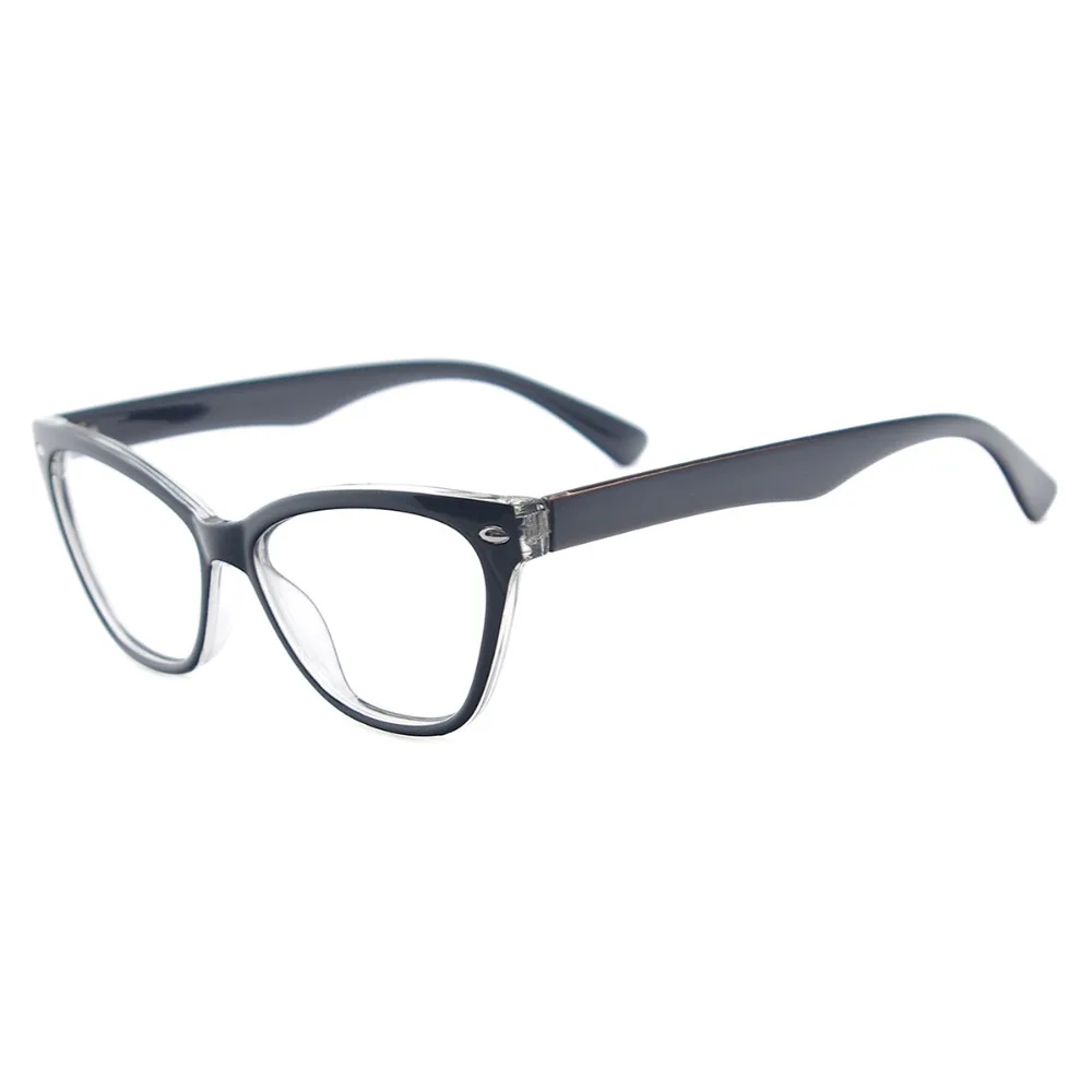 Fashion Women Cat Eye Glasses Lightweight Plastic Eyewear Frame Colorful High Quality Full Rim Spectacle For Prescription Lenses