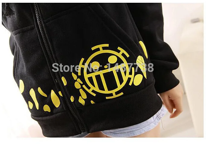 One Piece Hoodies Trafalgar Law Clothing Sweatshirt Cosplay Costume Hoodie For Unisex