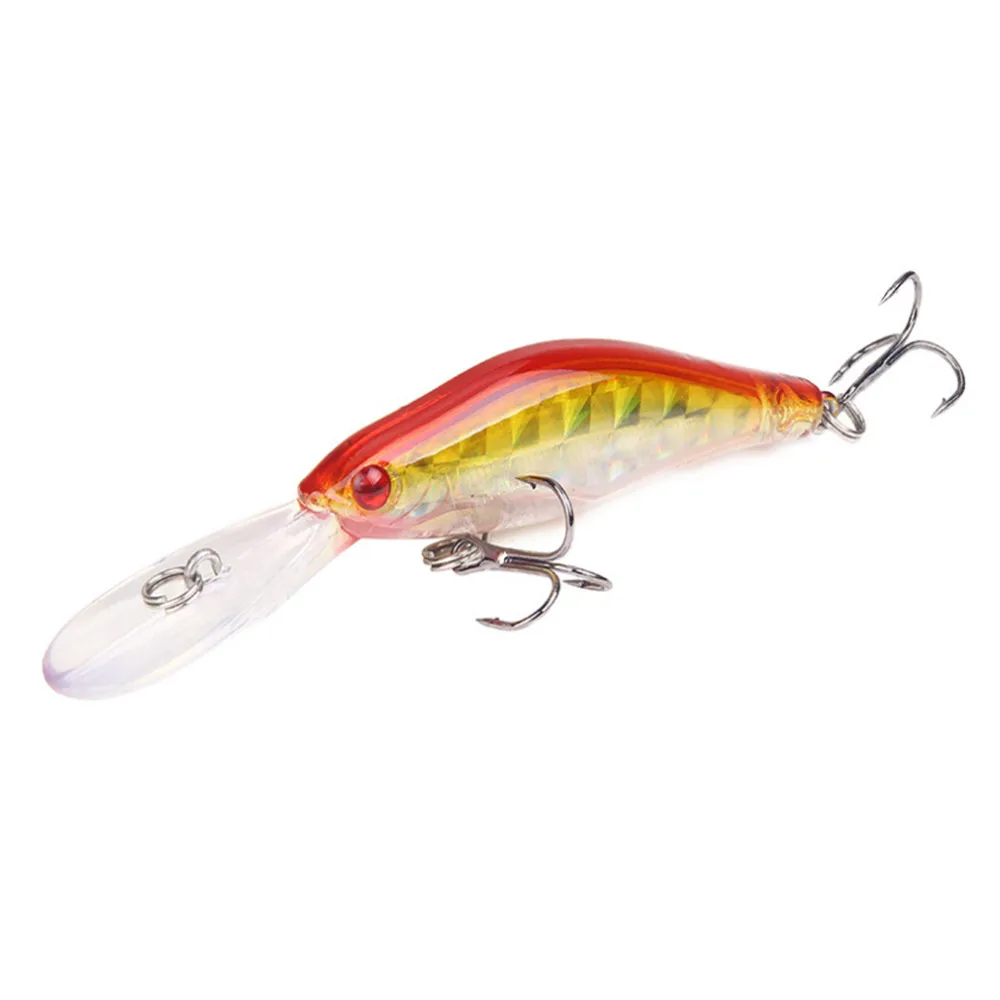 1 pz 9.5cm 7g esche da pesca Laser qualità professionale pesciolino Wobblers Crankbait artificiale fare plastica pesce Peche Swimbait