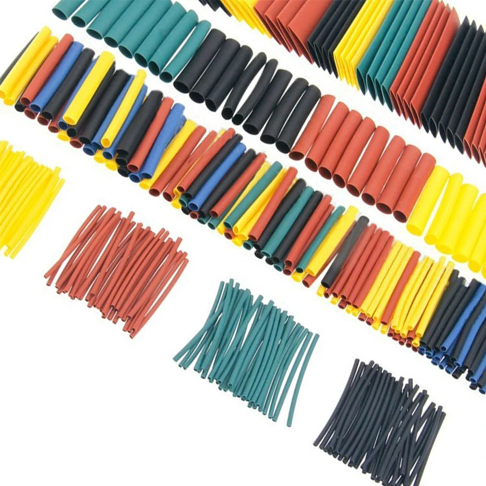 

154pcs 7 colour heat shrinkable tube 2:1 6 Size shrink tubing Sleeve For Line