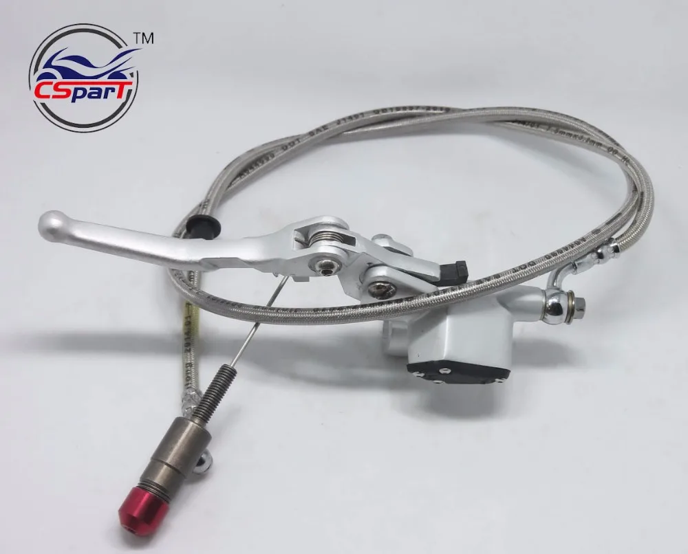 

Hydraulic clutch lever master cylinder 1200MM For Honda CRF 125cc 140cc 150cc 160cc 200cc 250cc Pit Dirt Bike Silver