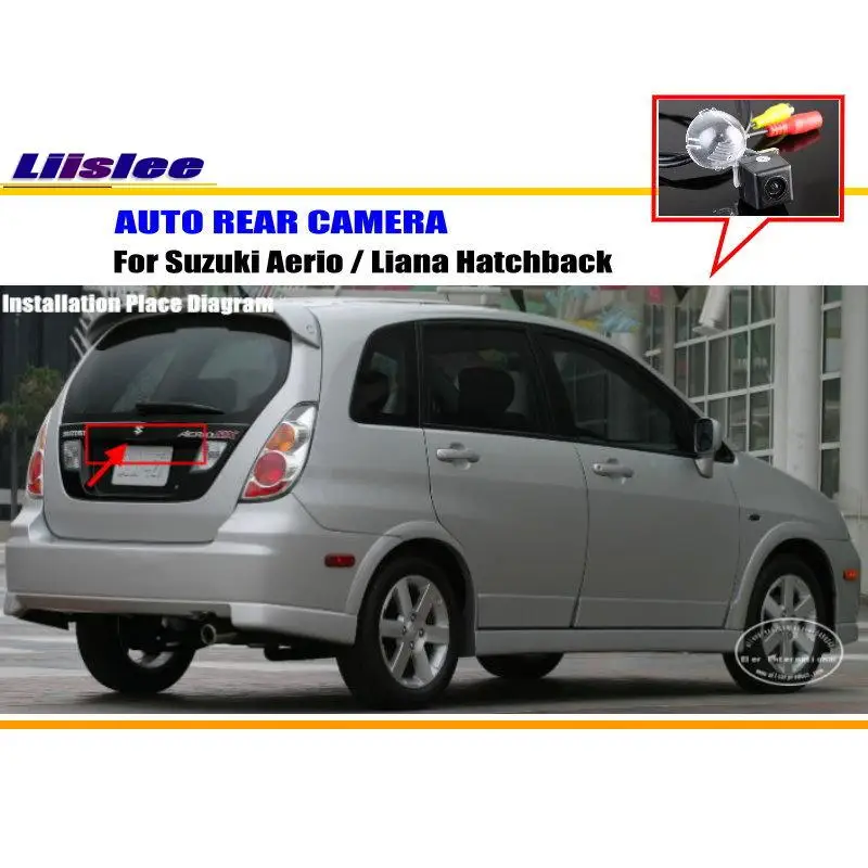 For Suzuki Aerio Liana Hatchback Car Rearview Rear View Camera Back Parking NTST PAL AUTO HD CCD CAM Accessories Kit