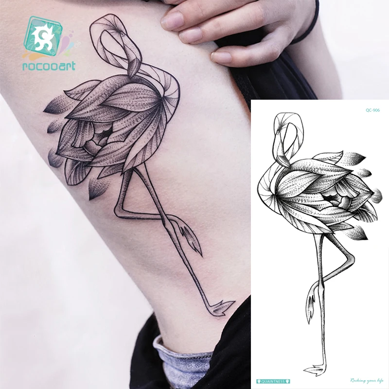 Sexy fashional temporary tattoo designs with peony lotus peach peacock tatoo designs waterproof body art sticker Women