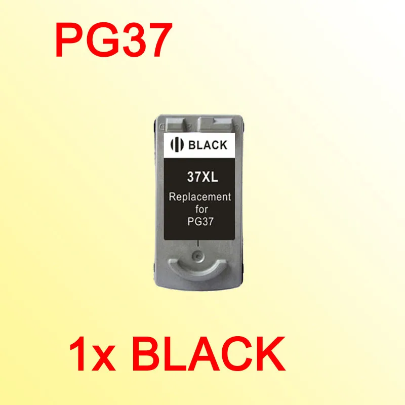 PG37 Ink Cartridge COMPATIBLE for Canon PG 37 PG-37 MP210 MP220 MX300 MX310  IP1800 IP1900