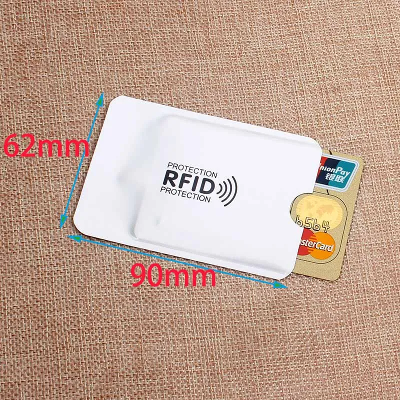 Porte-cartes anti-RFID, blocage NDavid, lecteur, serrure, carte d'identité, étui de protection, métal, étui pour carte de crédit, infraction, le plus récent