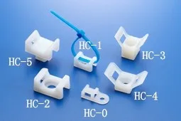 100pcs 29x15x12mm 29*15*12 HC-4 White 5.2mm Screw Hole Nylon Plastic Saddle Type Fixed Seat Basement Holder Cable Tie Mount Base