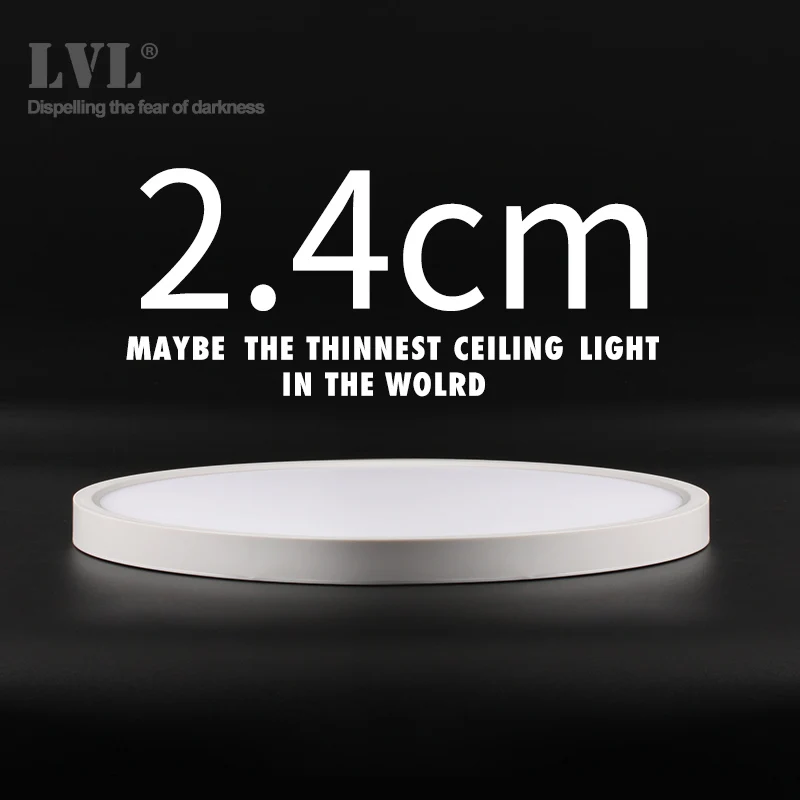 Modern LED Ceiling Light 12W 18W 24W 32W 220V 5000K Kitchen Bedroom Bathroom Lamps Ultrathin Ceiling Lamp