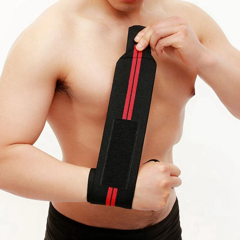 1Pcs Adjustable Wristband Elastic Wrist Wraps Bandages for Weightlifting Powerlifting Breathable Wrist Support 4colors