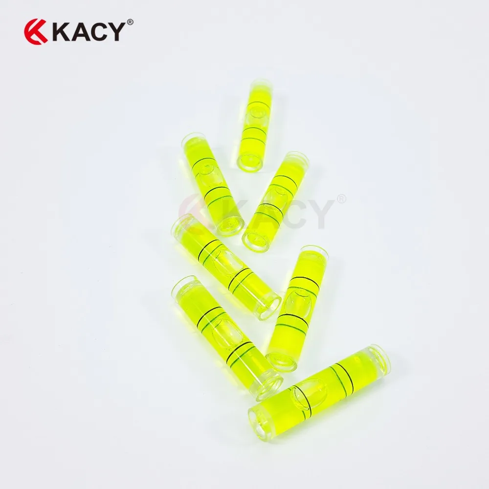 KACY  20pcs 10x35mm  Inclinometer Spirit Level Bubble-Tube Vial Mini Bubble Spirit Level Gradienter