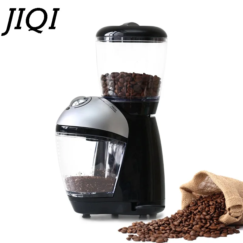 JIQI Professional Italian electric coffee grinder ELECTRICAL COFFEE MILL machine 220V EU