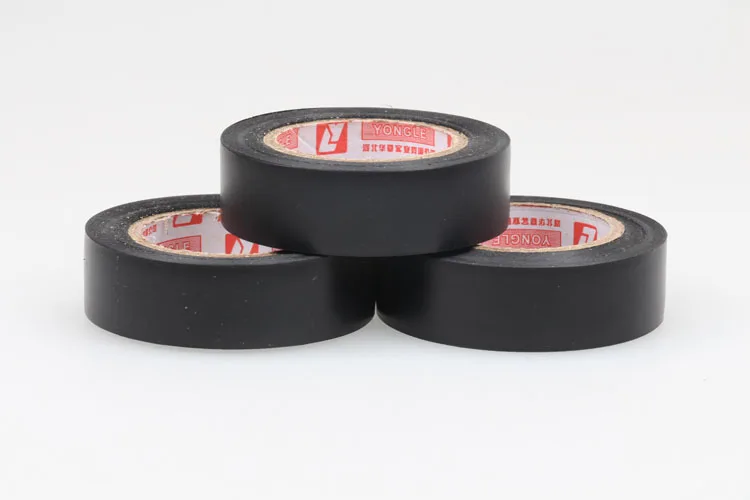

Wholesale 10 m flame retardant PVC black electrical tape insulated wire tape high temperature electrical tape