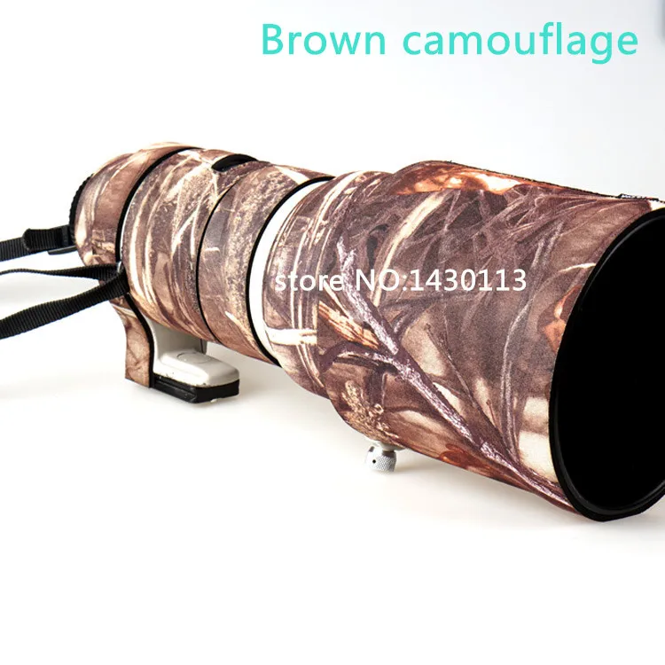 For Canon lens protective case guns clothing EF 300mm f/2.8L IS II USM SLR Lens Camo Protection Cover brown camouflage