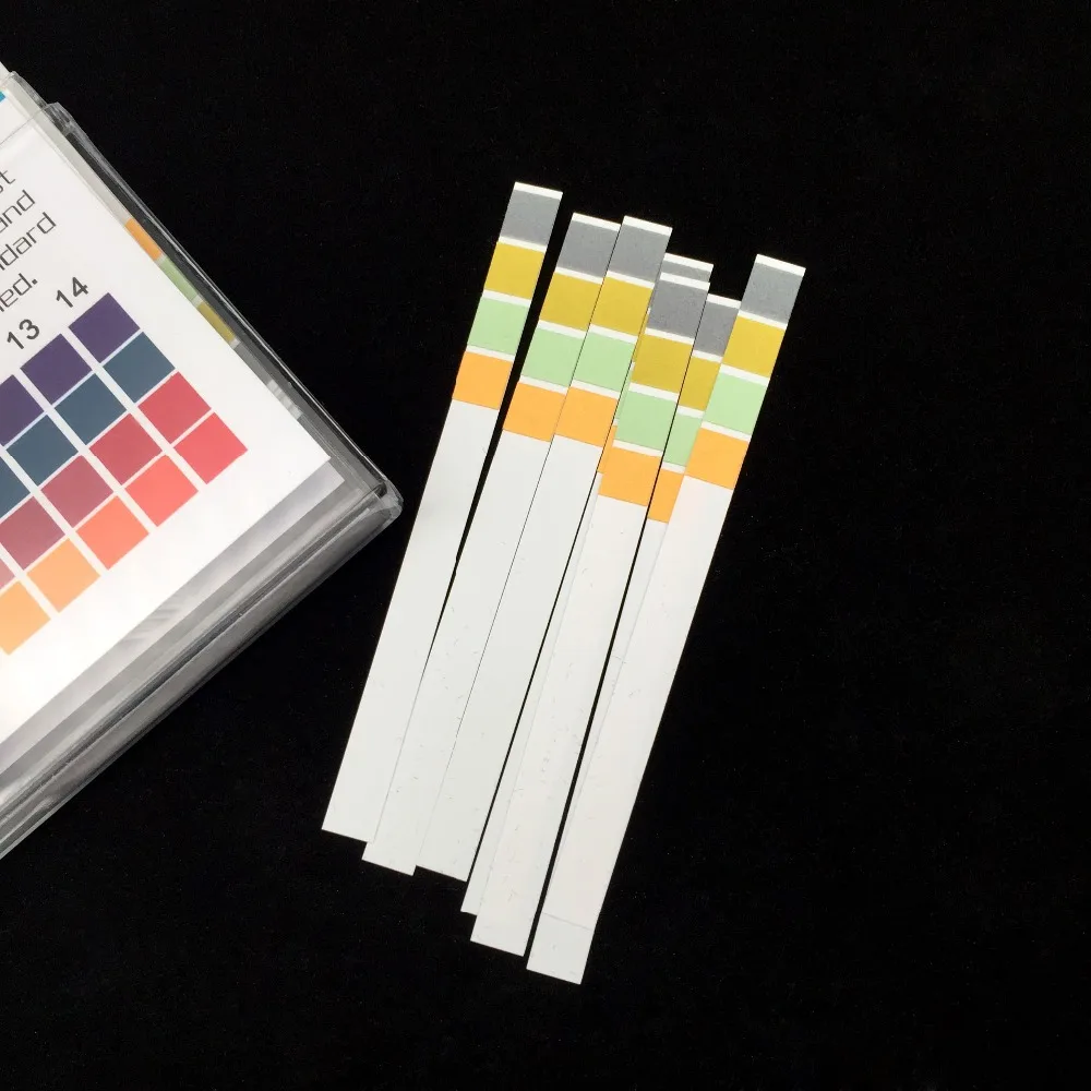 100Pcs 0-14 PH Test Strips Litmus Paper Universal Alkaline Acid Indicator Paper for Water Saliva Soil Aquariums PH Tester