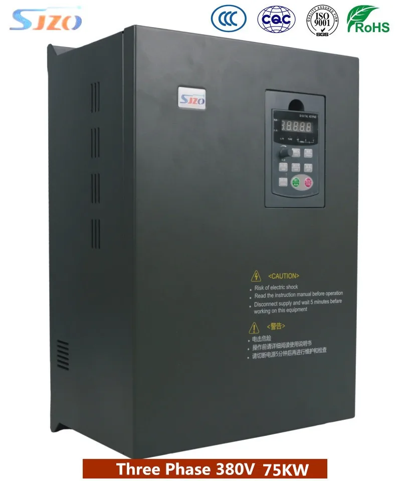 

Original SJZO 511 Series High-Power Universal Vector Control AC Inverter 75KW 3Phase 380V Input VFD/VSD Frequency Inverter