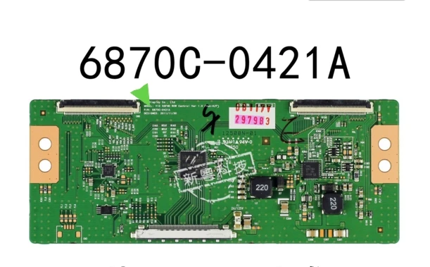 6870C-0421A Logic  for / LCV12 55FHD ROW Control Ver 1.0  T-CON  board