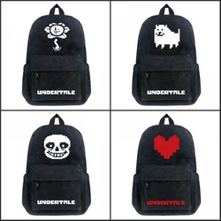 Anime Undertale Backpack Teenage Girls Boys Student Bookbag Sans Papyrus Cartoon mochila Men Laptop Shoulders Bags Travel Bag