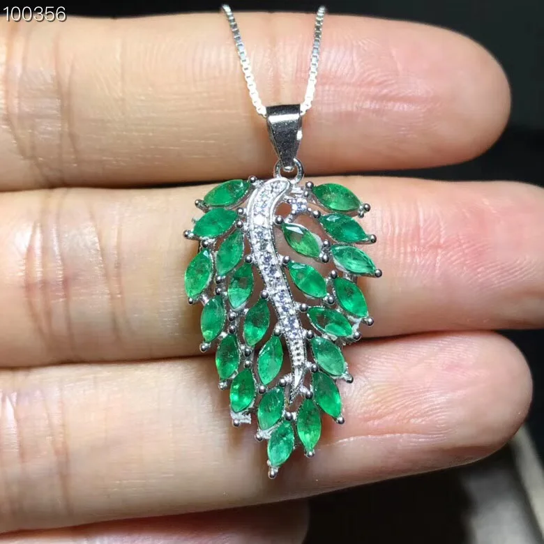 

Classic natural emerald necklace, royal style, world famous gem, good quality, low price, 925 silver.